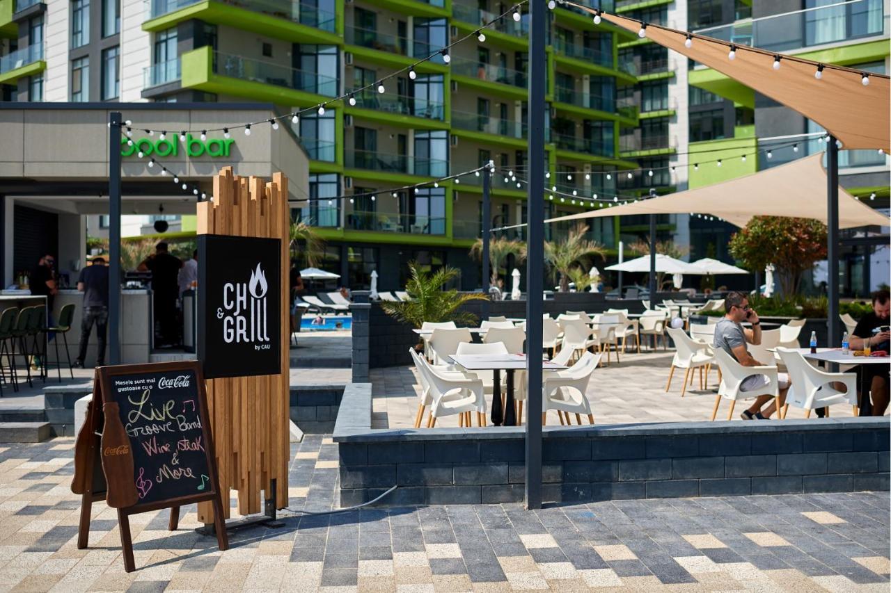 Sunfest Aparthotel Pool & Spa Mamaia Nord Năvodari Exteriör bild